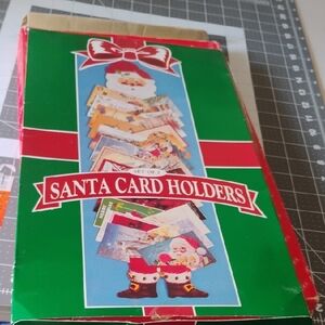 Santa Card Holders Set of 2